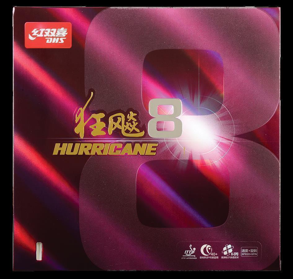 DHS Hurricane 3 Soft 38 Rubber Black - DXDC016-5