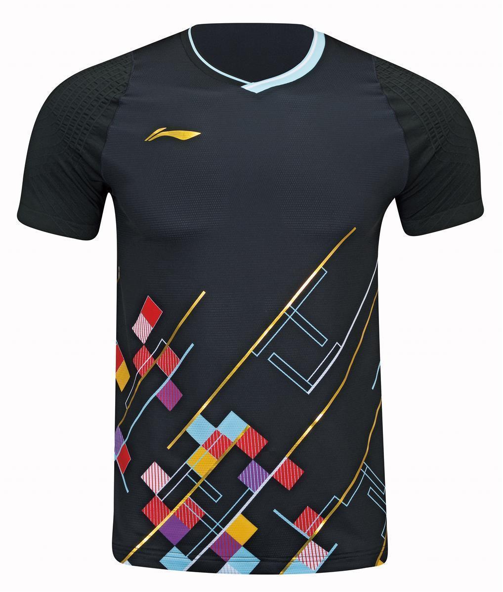 Men Competition Shirt "China Youth Team" Ltd. Black - AAYT015-3