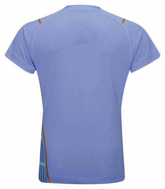 Ladies Sports Shirt "International Players" White-Blue - AAYS130-1 XS = XXS EU