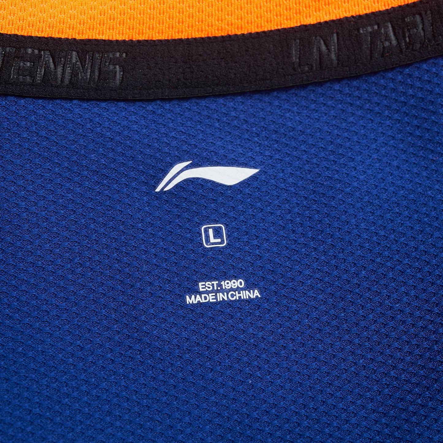 Tabletennis Men Team Competition-Shirt Topspin - blue-orange - AAYT031-4