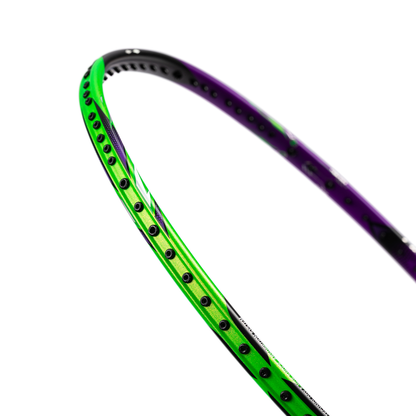 HalberTec 9000 (3U) badminton racket - Green/Purple - unstrung - AYPU021-3