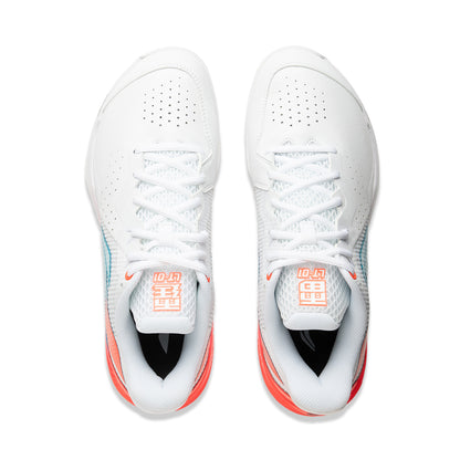 Unisex badminton shoe Donner 2 - white/red - AYZU015-2