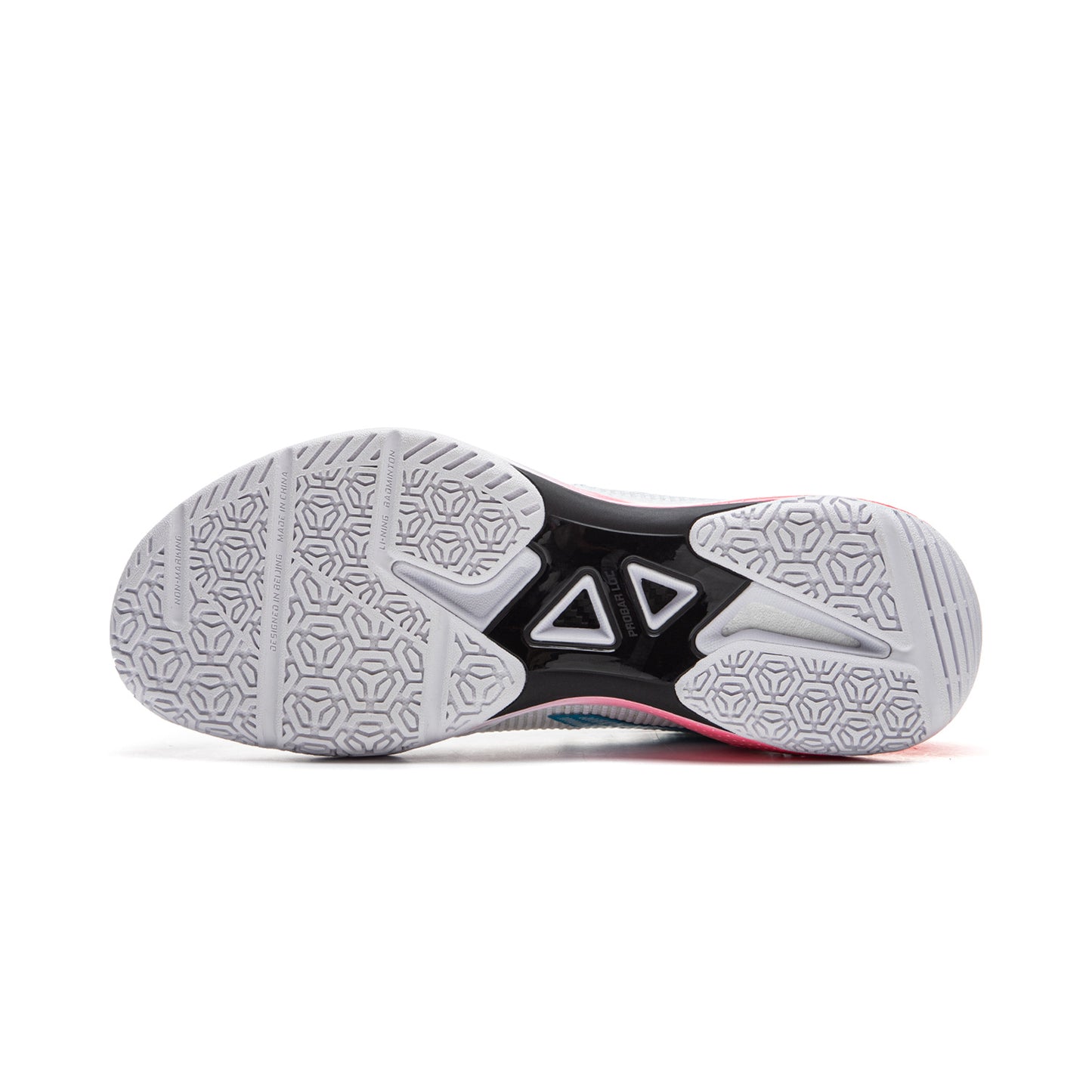 Unisex badminton shoe Donner 2 - white/red - AYZU015-2