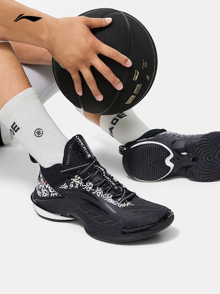 Basketballschuh "Power" 10 Premium schwarz - ABAT089-7