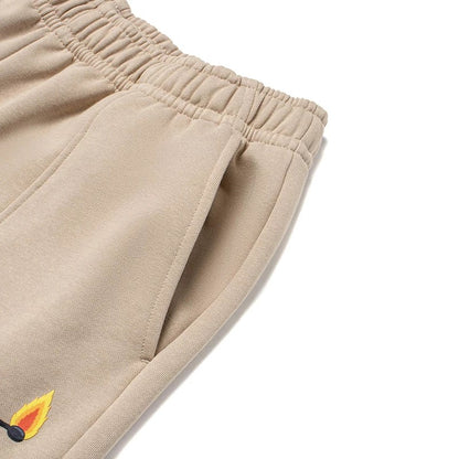 Unisex Trainingshose Pants "Skateboarding Match" hellbraun - AKLT949-2
