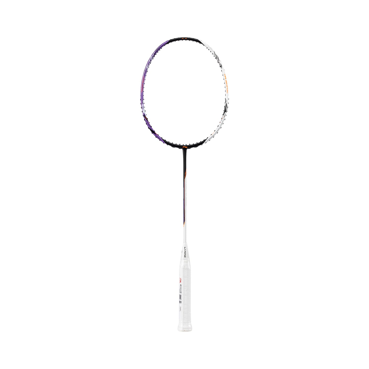 Badmintonracket HalberTec 1000 (4U) black/purple strung  - AYPV021-40