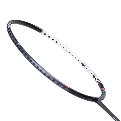 Badmintonschläger HalberTec 2000 (4U) white/black- bespannt  - AYPT377-40