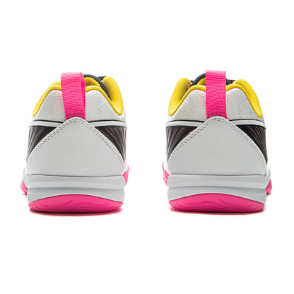 Tischtennis Schuh Hawk Eye 3.0  - weiß/gelb/pink - APPV003-2