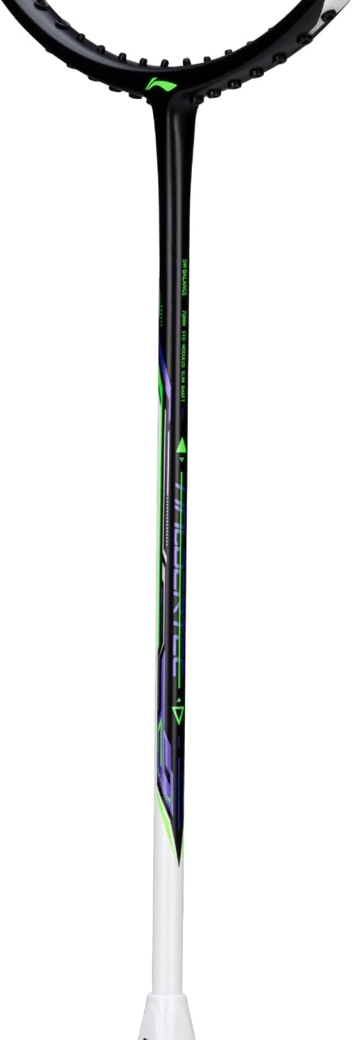 Badmintonschläger HalberTec Motor (3U) schwarz/weiß - unbespannt  - AYPU073-3
