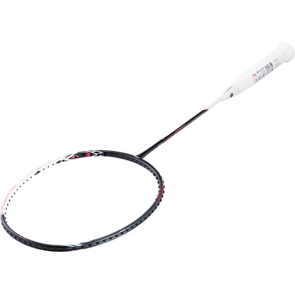 Badmintonschläger HalberTec 2000 (4U) white/black- bespannt  - AYPT377-40