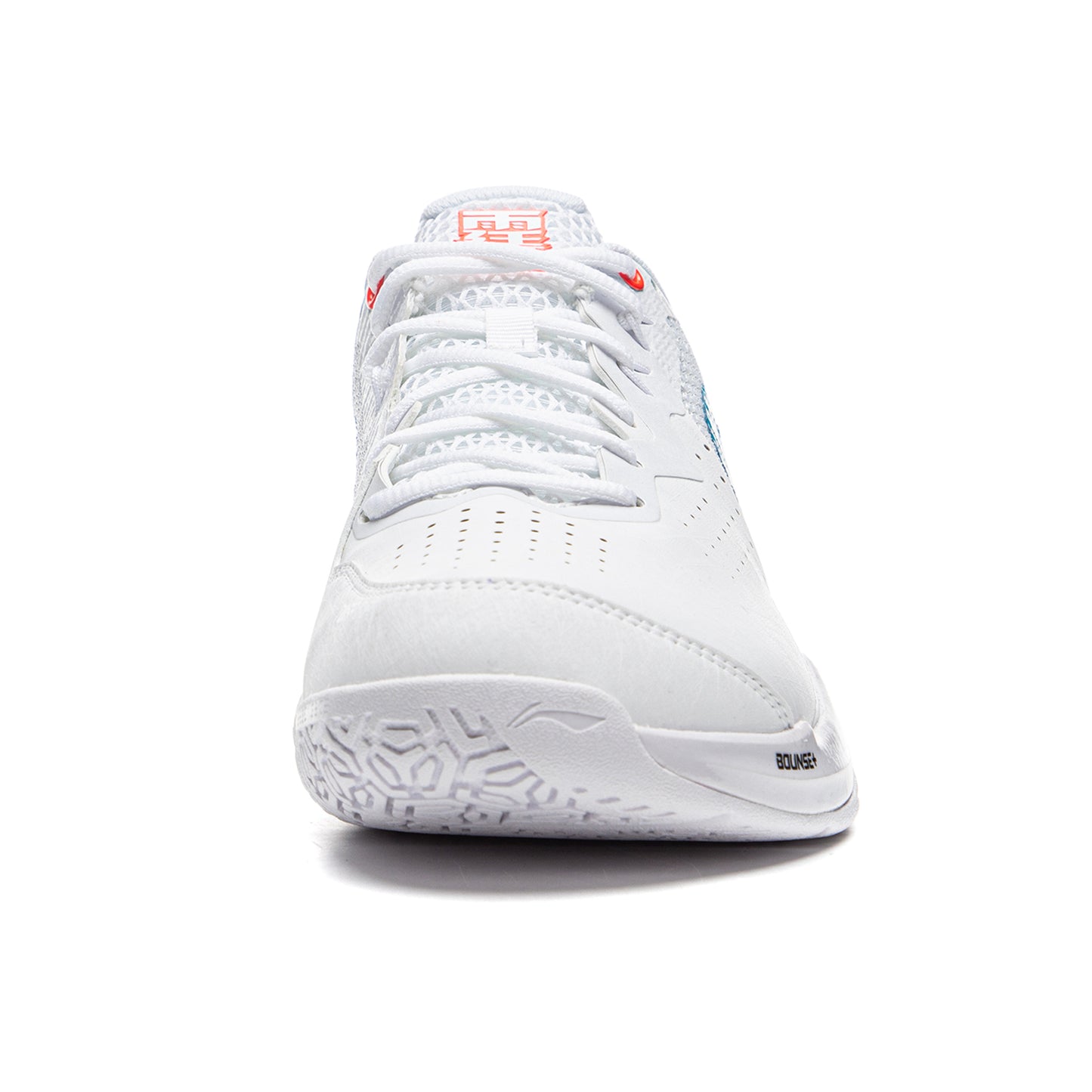 Unisex badminton shoe Donner 2 - white/red - AYZU015-2