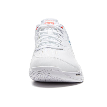 Unisex badminton shoe Donner 2 - white/red - AYZU015-2