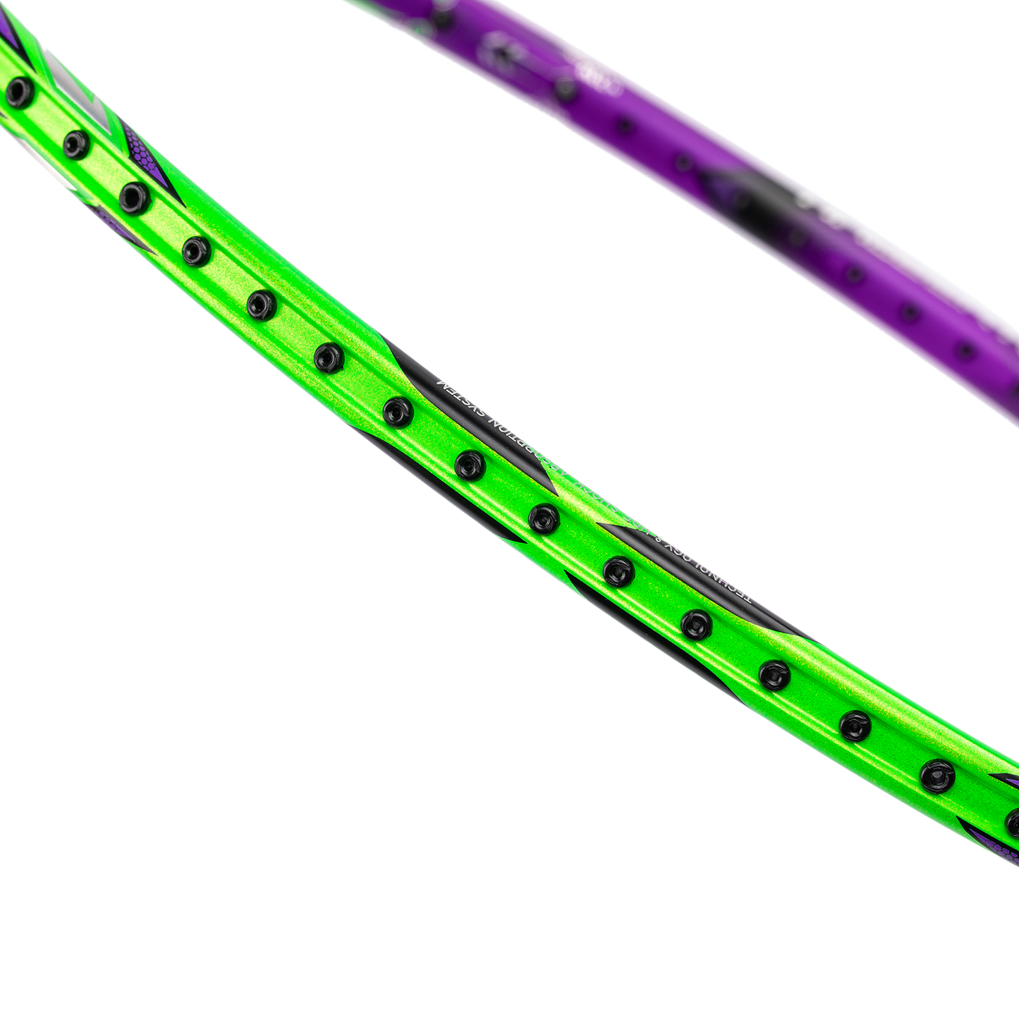 HalberTec 9000 (3U) badminton racket - Green/Purple - unstrung - AYPU021-3