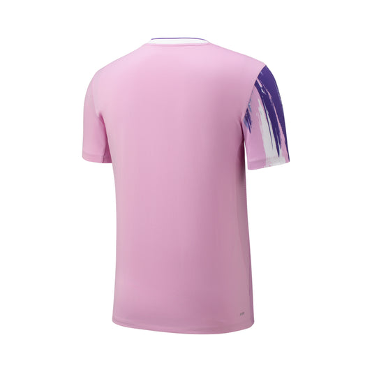 Herren Wettkampfshirt "National Teams" Lines - hell-lila - AAYV025-4