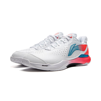 Unisex badminton shoe Donner 2 - white/red - AYZU015-2