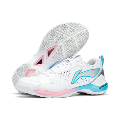 Unisex Badmintonshoe ''Blade II Pro'' - white/pink/lightblue - AYZV001-2