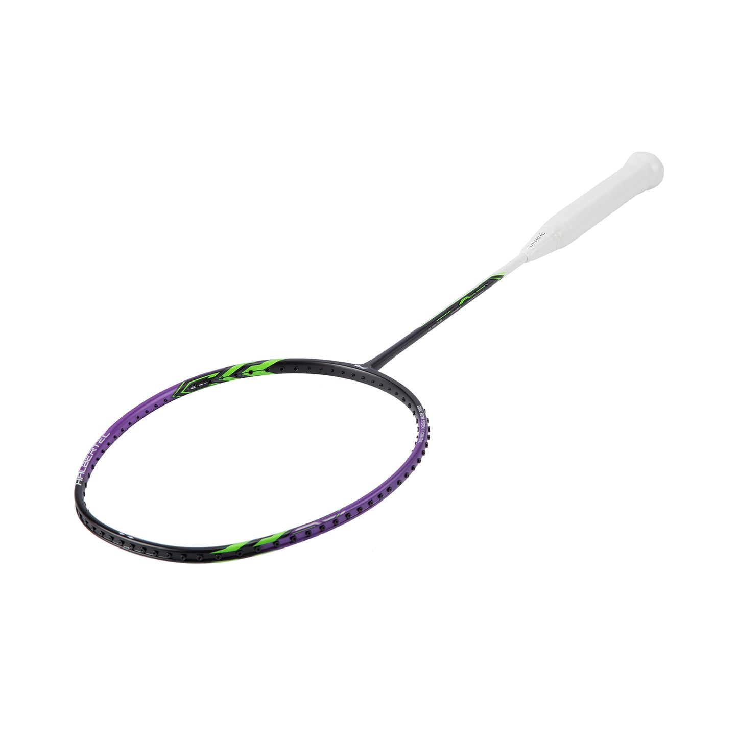 Badmintonracket HalberTec 1000 (5U) black/purple strung  - AYPV021-50