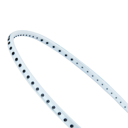 Badmintonracket AXFORCE 10 (5U) white unstrung - AYPU105-5