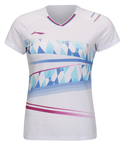 Damen Wettkampfshirt "International  Players PUSH" - weiß - AAYU132-2
