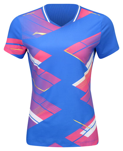 Damen Sportshirt "International Players" Arena - blau - AAYU228-3