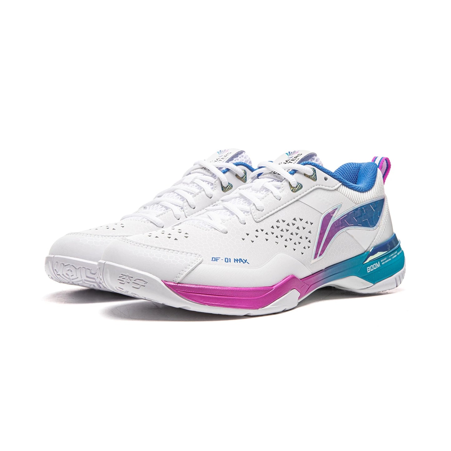 Unisex Badmintonschuh "Blade Max City Edition" white/pink/blue - AYAU005-4