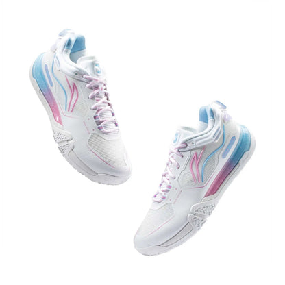 Unisex Badmintonschuh Saga 3 Pro - weiß - AYAV001-1