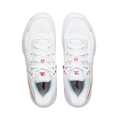 Unisex Badmintonshoe Donner 2 Pro - white/red  - AYAW001-5
