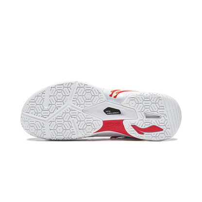 Unisex Badmintonshoe Donner 2 Pro - white/red  - AYAW001-5