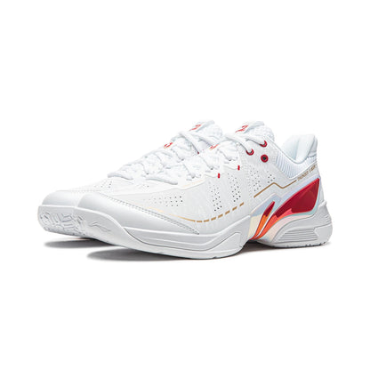 Unisex Badmintonshoe Donner 2 Pro - white/red  - AYAW001-5