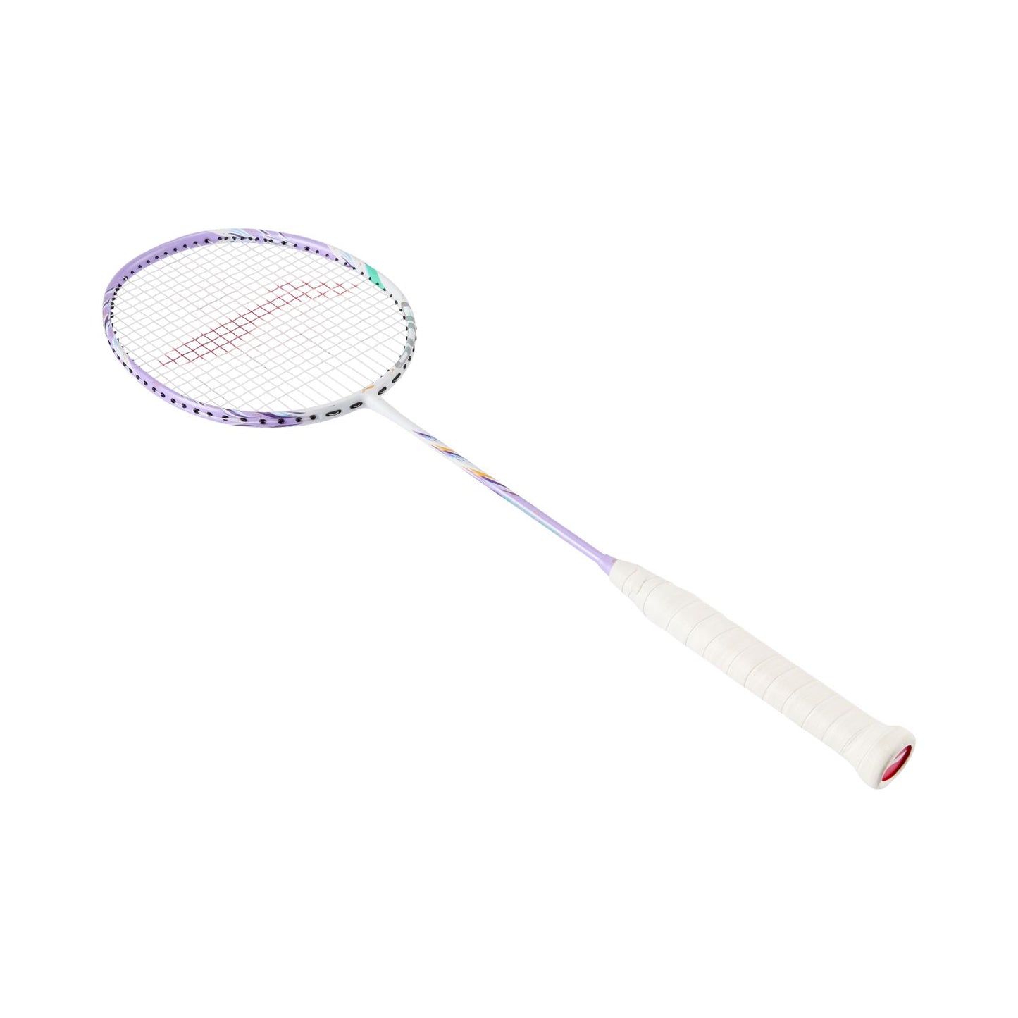 Badminton racket BladeX 600 (4U) White - Lilac - unstrung - AYPV015-4