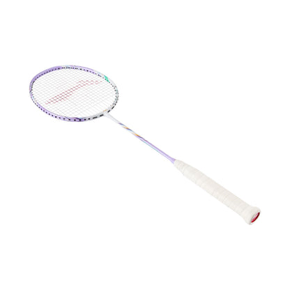 Badminton racket BladeX 600 (4U) White - Lilac - unstrung - AYPV015-4
