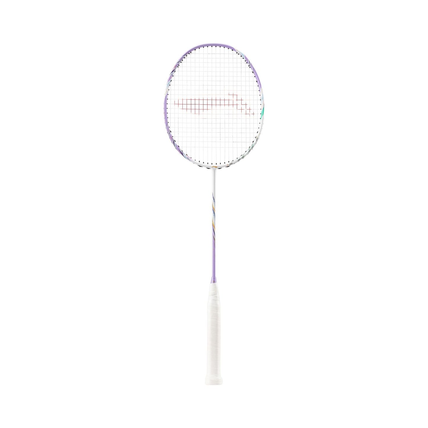 Badminton racket BladeX 600 (4U) White - Lilac - unstrung - AYPV015-4