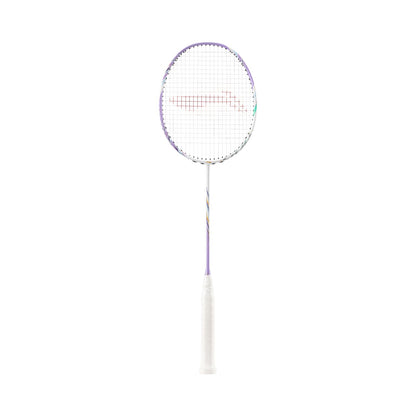 Badminton racket BladeX 600 (4U) White - Lilac - unstrung - AYPV015-4