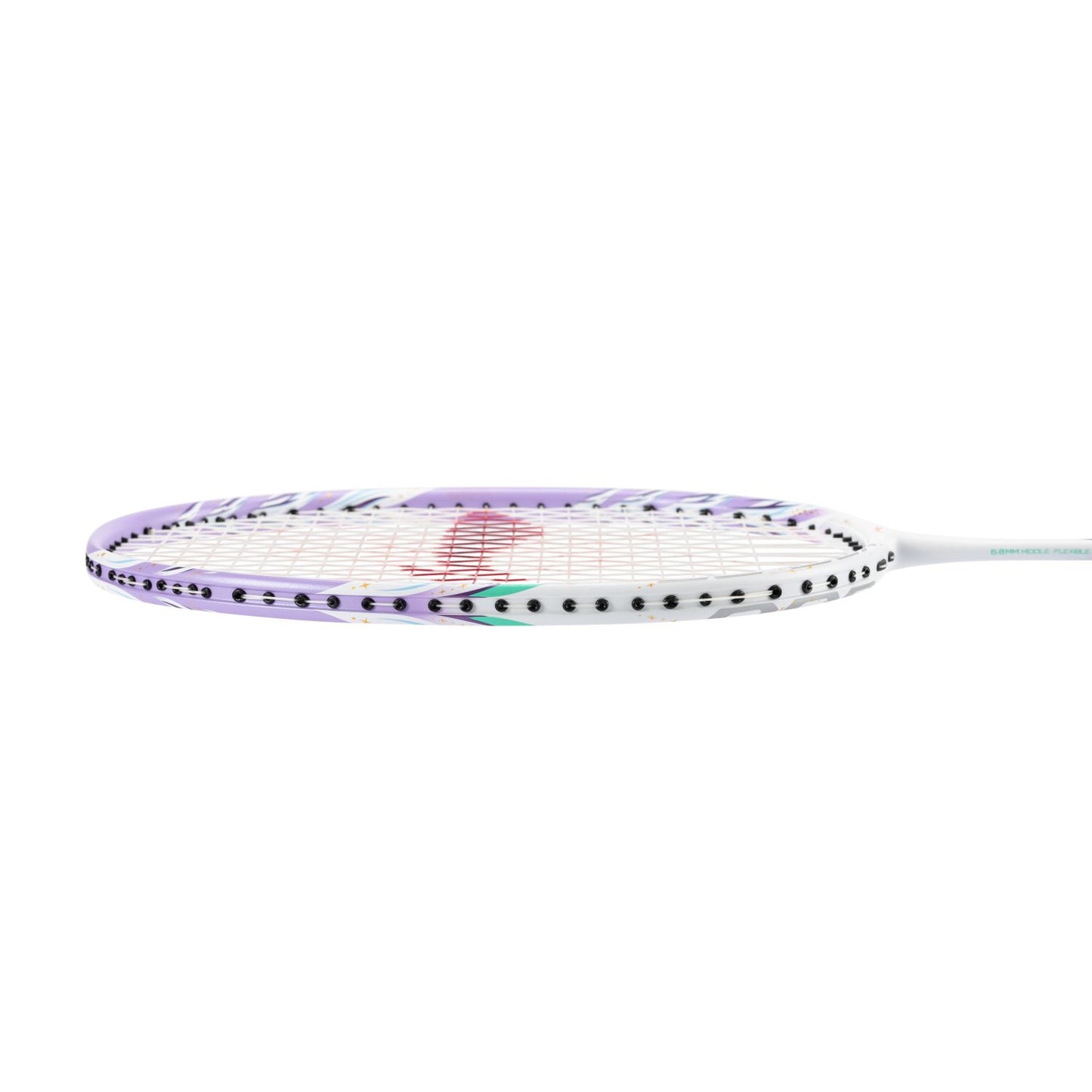 Badminton racket BladeX 600 (4U) White - Lilac - unstrung - AYPV015-4