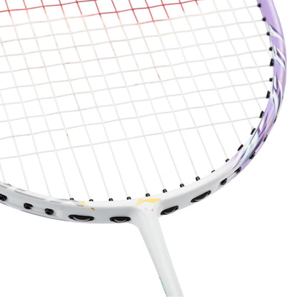 Badminton racket BladeX 600 (4U) White - Lilac - unstrung - AYPV015-4