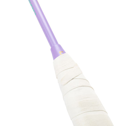Badminton racket BladeX 600 (4U) White - Lilac - unstrung - AYPV015-4