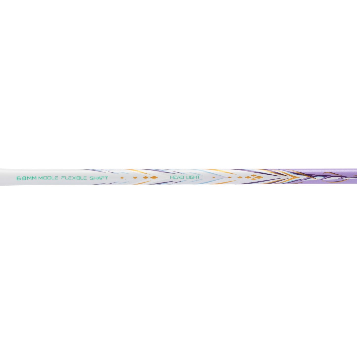 Badminton racket BladeX 600 (4U) White - Lilac - unstrung - AYPV015-4
