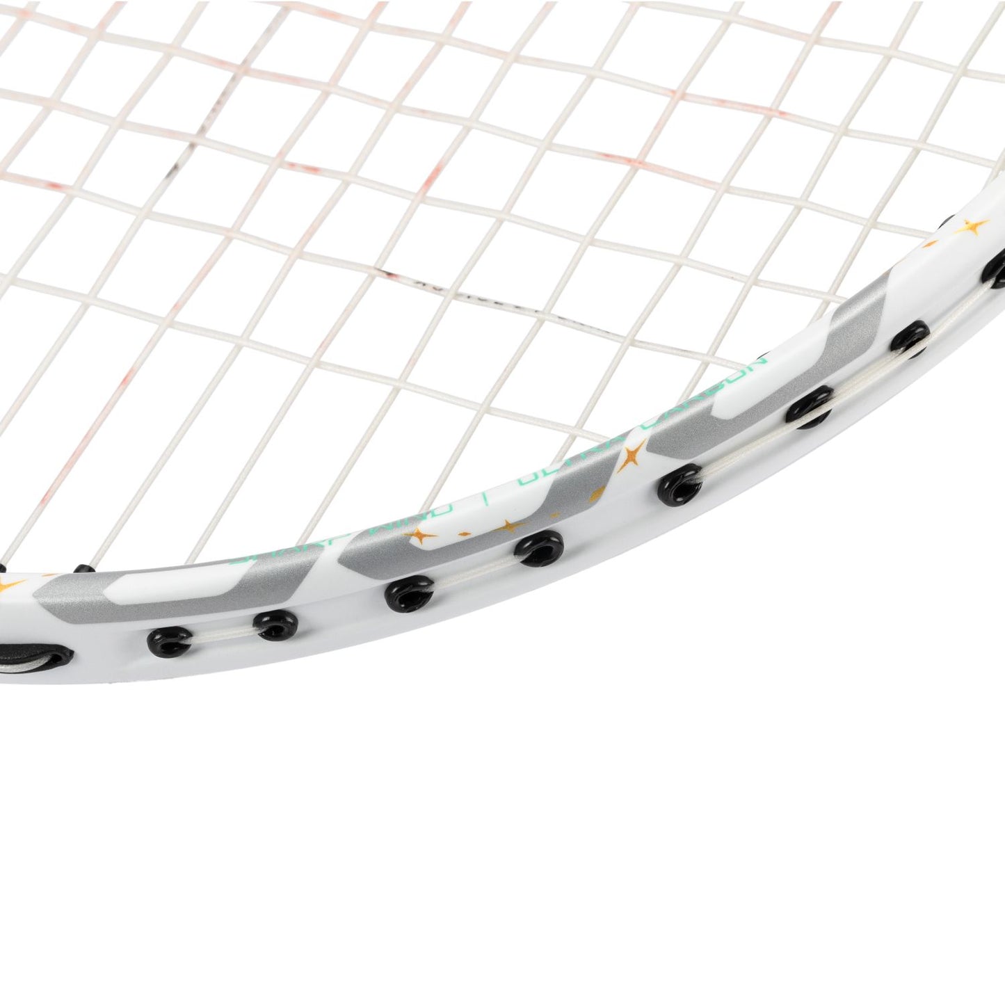 Badminton racket BladeX 600 (4U) White - Lilac - unstrung - AYPV015-4