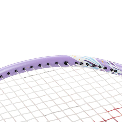 Badminton racket BladeX 600 (4U) White - Lilac - unstrung - AYPV015-4