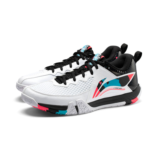 Unisex Badmintonschuh "Saga II Lite" weiß-schwarz-rot - AYTT003-2