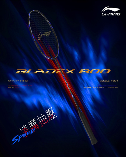 Badmintonschläger BladeX 800 Speed (4U) unbespannt - AYPW003-4