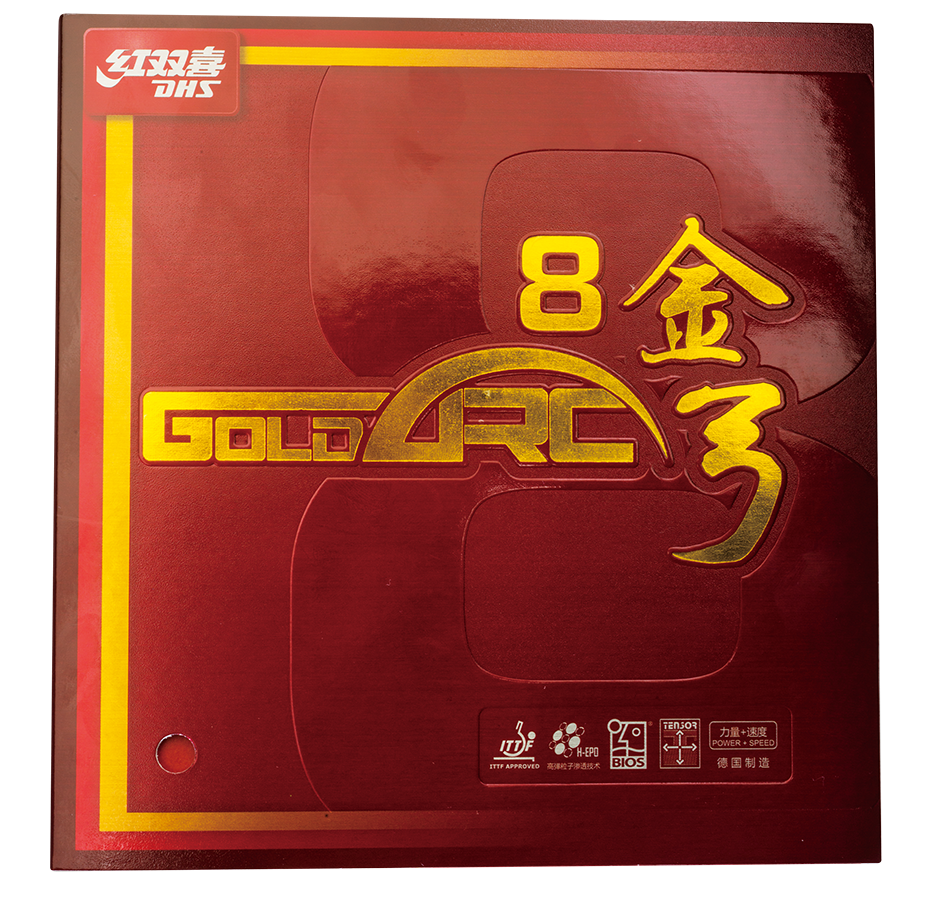 DHS GOLD ARC 8 50 (europäische härte) 1,9 schwarz - DXDM011-5