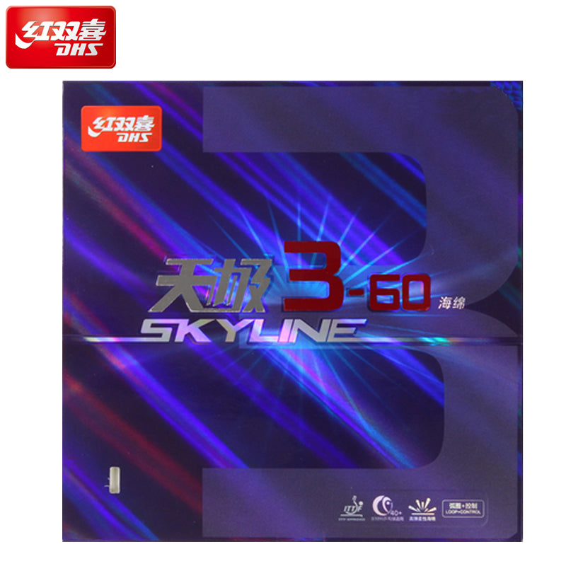 DHS Skyline 3-60 Rubber 37 2.1mm Black - DXDJ012-5