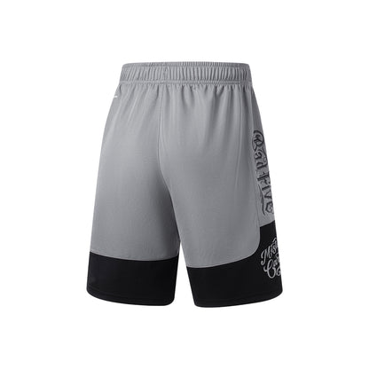 Unisex Basketball-Short "Anti-Warrior" Badfive BIG Grey-Black - AAPT045-9