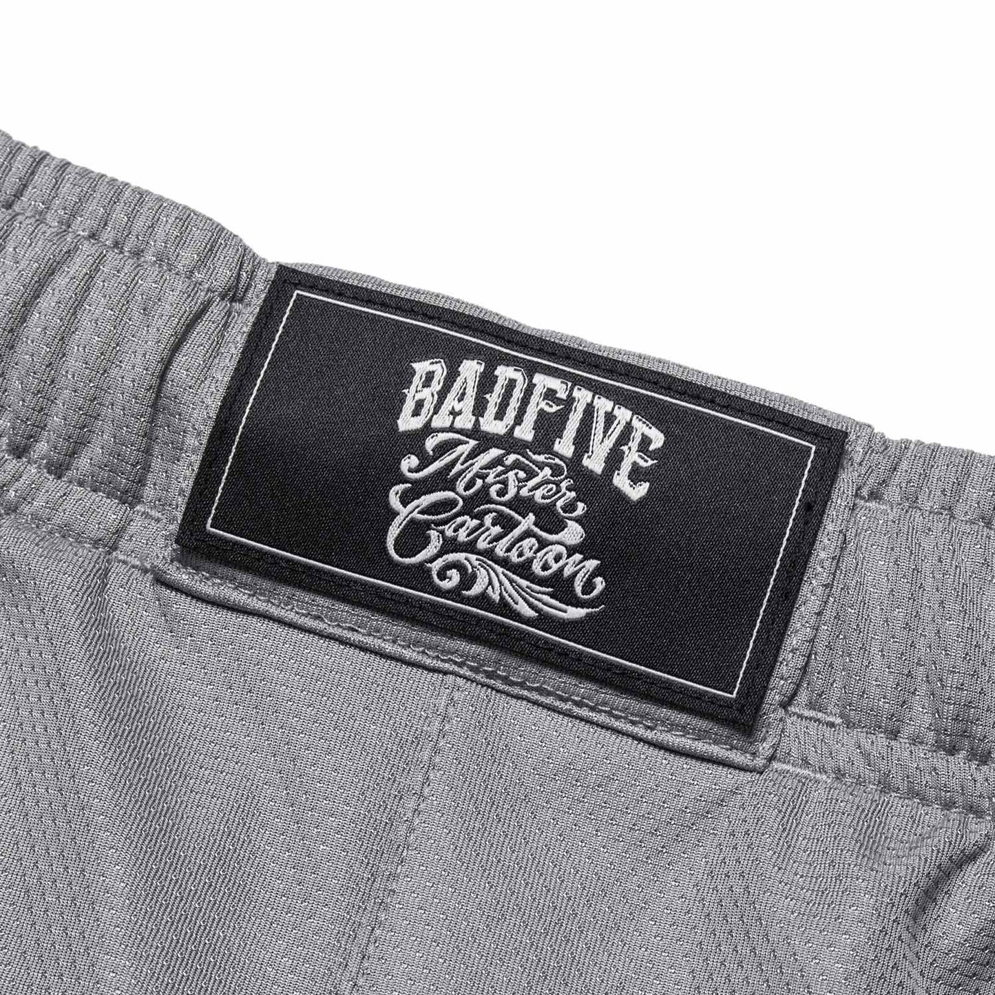 Unisex Basketball-Short "Anti-Warrior" Badfive BIG Grey-Black - AAPT045-9