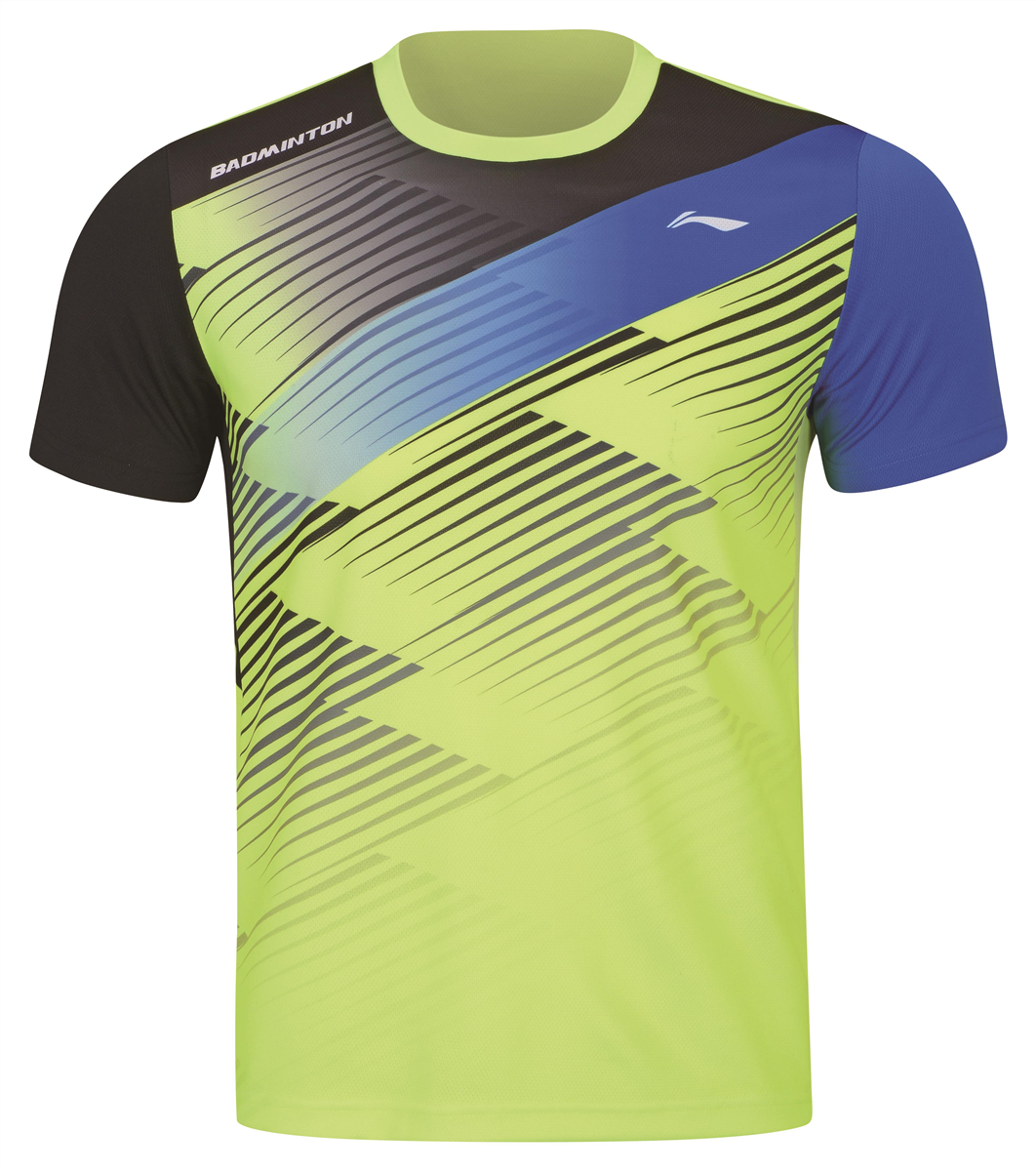 Men Competition-Dress SPEED (Set consisting of Shirt and Shorts) yellow + black - AATS007-3