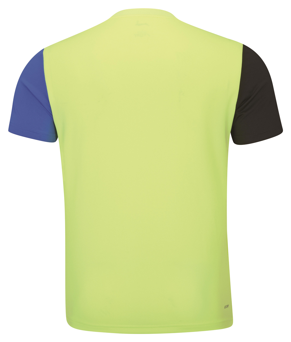 Men Competition-Dress SPEED (Set consisting of Shirt and Shorts) yellow + black - AATS007-3