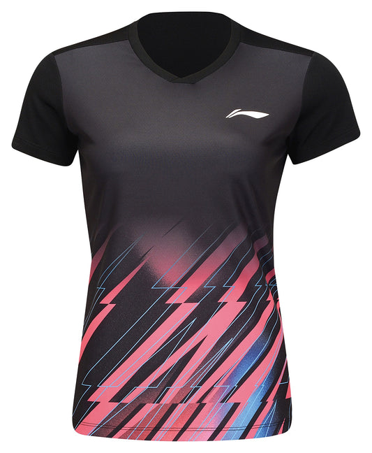 Women Competition Uniform Suit "Energy" black/black - AATU032-1