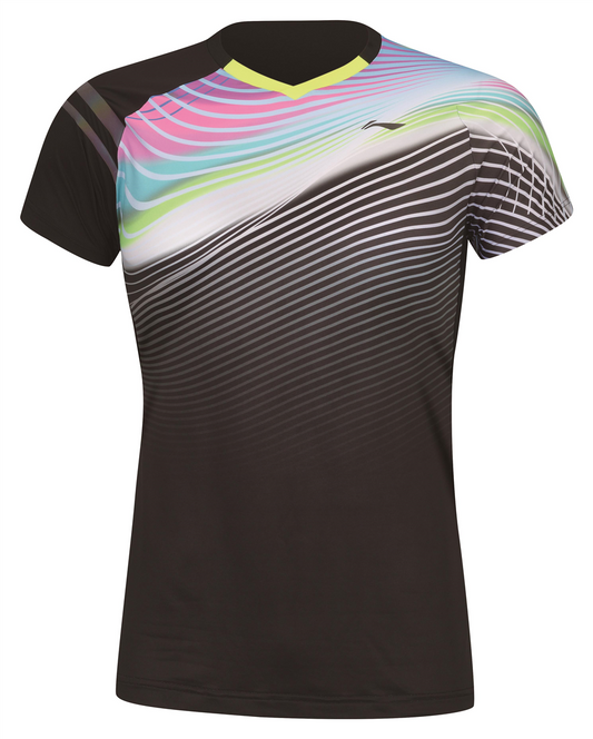 Ladies competition shirt "Symphony" black - AAYS056-4