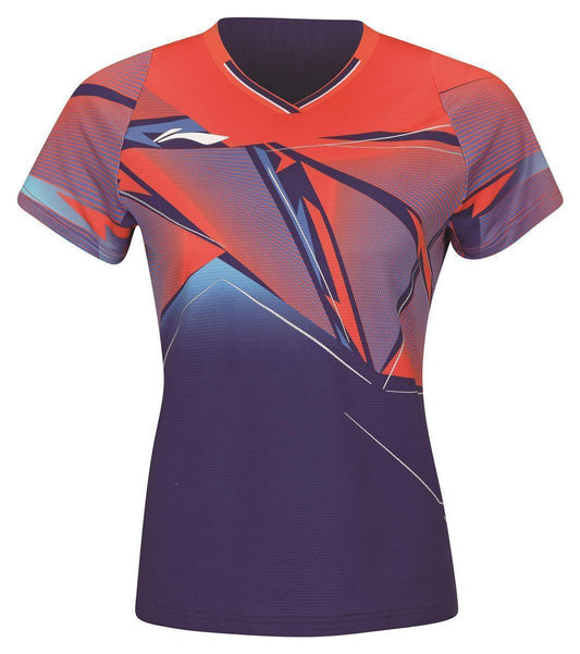 Ladies Sports Shirt "International Players" Blue-Orange - AAYS130-2